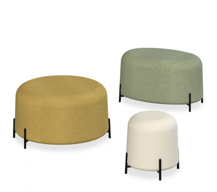 Pump Small Oval Pouf