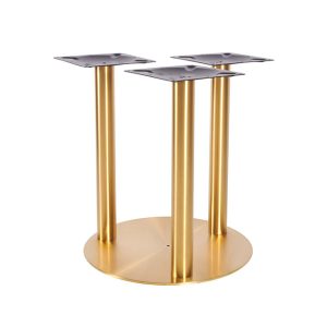 Zeus XL Round Dining Brass Base